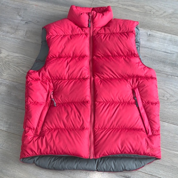 red down vest